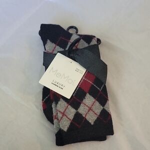 MeMoi Cashmere Crew Socks Unisex
